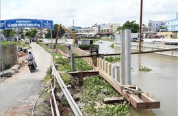 Đồng Tháp tháo gỡ mặt bằng, đẩy nhanh tiến độ Dự án đường hai bên bờ sông Bảo Định
