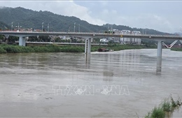 Nước sông tại Lào Cai đang lên, nguy cơ gây ngập lụt một số vùng trũng thấp