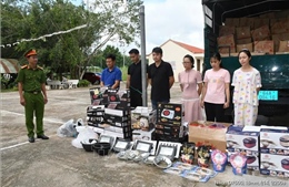 Bắt nhóm đối tượng lừa bán hàng giả thu lợi hàng tỷ đồng