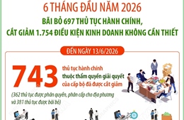 Bãi bỏ 697 thủ tục hành chính, cắt giảm 1.754 điều kiện kinh doanh không cần thiết