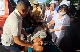 Cảnh sát giao thông Quảng Trị mở đường đưa người bị nạn đi cấp cứu kịp thời