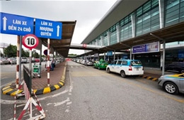 Phân luồng mới giúp giảm ùn tắc tại sân bay Nội Bài