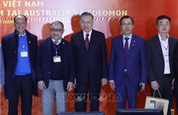Tổng Bí thư, Chủ tịch nước Tô Lâm gặp gỡ cộng đồng người Việt Nam tại Australia và Solomon 