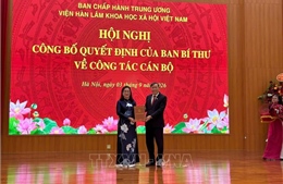 Bà Đinh Thị Mai giữ chức Phó Chủ tịch Viện Hàn lâm Khoa học xã hội Việt Nam