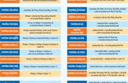 Thông tin chi tiết về 113 phường của thành phố Hồ Chí Minh