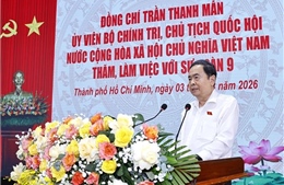 Chủ tịch Quốc hội Trần Thanh Mẫn thăm, làm việc với Sư đoàn 9