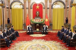 Chủ tịch nước Lương Cường tiếp Ủy viên trưởng Nhân đại toàn quốc Trung Quốc