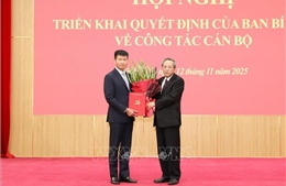 Đồng chí Trần Huy Tuấn giữ chức Phó Bí thư Tỉnh ủy Ninh Bình