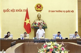Chủ tịch Quốc hội Trần Thanh Mẫn chủ trì giao ban với các cơ quan của Quốc hội
