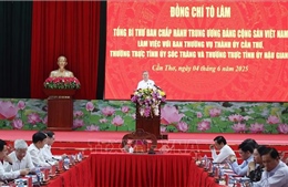 Tổng Bí thư Tô Lâm: Cần Thơ sau hợp nhất phải chủ động xác lập các đột phá chiến lược
