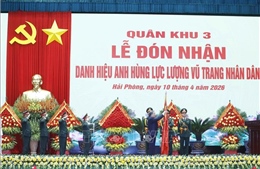 Tổng Bí thư, Chủ tịch nước dự Lễ đón nhận Danh hiệu Anh hùng LLVT nhân dân của Quân khu 3