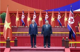 Lễ đón Tổng Bí thư Tô Lâm thăm cấp Nhà nước Cộng hòa Dân chủ Nhân dân Triều Tiên