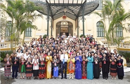 Tổng Bí thư, Chủ tịch nước tiếp các già làng, trưởng bản, nghệ nhân, người có uy tín tiêu biểu toàn quốc