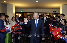 Tổng Bí thư, Chủ tịch nước Tô Lâm đến thủ đô Canberra, tiếp tục chuyến thăm cấp Nhà nước Australia