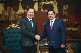 Thủ tướng Phạm Minh Chính tiếp Bộ trưởng Bộ Giáo dục và Thể thao Lào