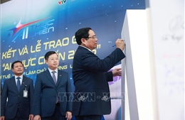 Thủ tướng Phạm Minh Chính dự Hội nghị tổng kết năm 2025 của Đài truyền hình Việt Nam 