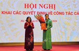 Chỉ định đồng chí Lê Thị Thủy giữ chức Bí thư Đảng ủy Trung ương Hội Liên hiệp Phụ nữ Việt Nam