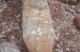 Xử lý quả bom nặng 100kg còn ngòi nổ nguy hiểm