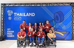 ASEAN Para Games 13: Cử tạ Việt Nam có thêm huy chương