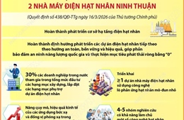 Mục tiêu đến năm 2035: Vận hành an toàn 2 nhà máy điện hạt nhân Ninh Thuận