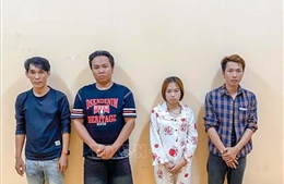 Bắt tạm giam 6 đối tượng dàn cảnh cướp tài sản trong nhà nghỉ