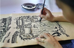 Tranh dó - sức sống mới từ chất liệu truyền thống