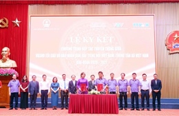 Ký kết hợp tác truyền thông giữa Viện Kiểm sát nhân dân tối cao với ba cơ quan báo chí chủ lực