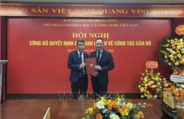 Ông Vũ Thanh Mai được bổ nhiệm giữ chức Phó Chủ tịch Viện Hàn lâm Khoa học và Công nghệ Việt Nam