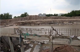 Ghi nhận tại công trường Suối Cái sau trận ngập lịch sử