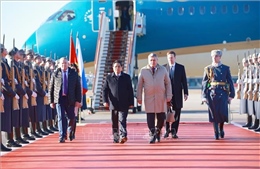 Thủ tướng Phạm Minh Chính bắt đầu thăm chính thức Liên bang Nga