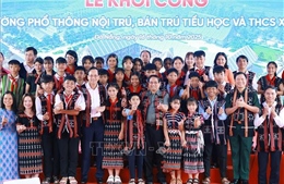 Thủ tướng Phạm Minh Chính dự Lễ khởi công trường học tại xã biên giới của Đà Nẵng