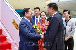 Thủ tướng Phạm Minh Chính tới Thiên Tân bắt đầu dự Diễn đàn Kinh tế thế giới và làm việc tại Trung Quốc