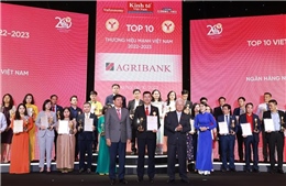 Agribank vinh dự lọt Top 10 thương hiệu mạnh Việt Nam 2023