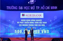 Agribank Chi nhánh Trung tâm Sài Gòn đồng hành cùng Đại học Mở TP Hồ Chí Minh