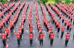 TP Hồ Chí Minh: 750 người dân đồng diễn chào mừng &#39;Tết Độc Lập&#39;