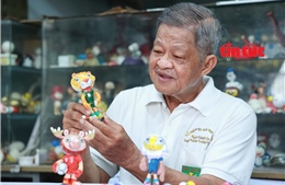 Thầy giáo U75 biến vỏ trứng thành linh vật World Cup 2026