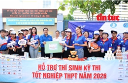 TP Hồ Chí Minh: Trên 6.000 tình nguyện viên 'tiếp lửa' sĩ tử tham dự kỳ thi tốt nghiệp THPT