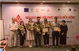 Trao Giải báo chí với phát triển bền vững năm 2019