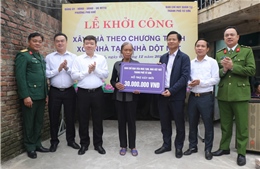 Xây nhà kiên cố giúp dân an cư ổn định cuộc sống