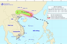 Bắc Bộ mưa lớn trong 2 ngày tới do ảnh hưởng của bão số 4