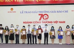 Trao Giải báo chí 70 năm ngành Công Thương