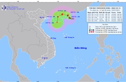 Bão số 3 di chuyển theo hướng Tây Bắc, sẽ đi vào Trung Quốc