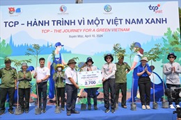 Thêm 2.700 cây xanh được trồng trong ’Hành trình vì một Việt Nam xanh’