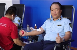 Lực lượng Quản lý thị trường góp trên 90.000 ml máu vào quỹ máu quốc gia 