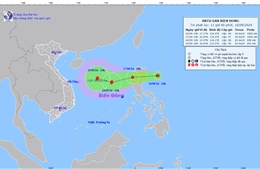 Áp thấp nhiệt đới sẽ mạnh lên thành bão đi vào Biển Đông