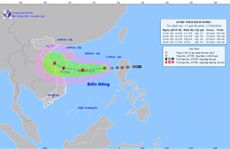 Áp thấp nhiệt đới sẽ mạnh lên thành bão, hướng tới vùng biển miền Trung 