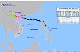 Tâm bão số 3 trên đất liền Quảng Ninh - Hải Phòng có gió giật cấp 15; dự báo chiều 8/9 bão tan dần 