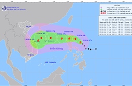 Bão Trà Mi sẽ vào biển Đông thành cơn bão số 6, hướng vào miền Trung 