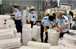Triệt phá cơ sở sản xuất, kinh doanh bỉm trẻ em và băng vệ sinh giả mạo 