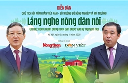 Diễn đàn Chủ tịch Hội Nông dân Việt Nam - Bộ trưởng Bộ NN&MT lắng nghe nông dân nói